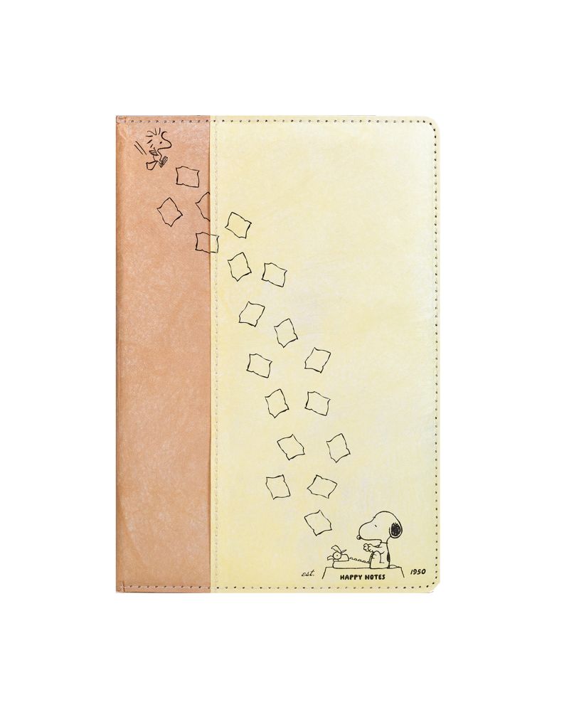 SNOOPY - Notebook A5 Premium en PU - vue principale