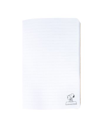 SNOOPY - Notebook A5 Premium en PU - vue de face