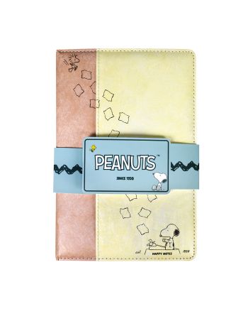 SNOOPY - Notebook A5 Premium en PU - vue de profil