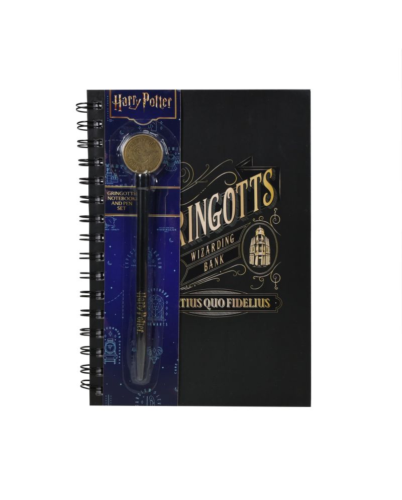 HARRY POTTER - Gringotts - Notebook A5 Premium + Stylo - vue principale