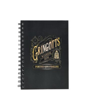 HARRY POTTER - Gringotts - Notebook A5 Premium + Stylo - vue de face