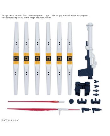GUNDAM - Option Parts Set Gunpla 19 (Fin Funnel) - Model Kit - vue de face