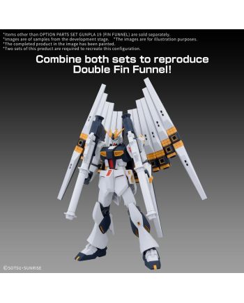 GUNDAM - Option Parts Set Gunpla 19 (Fin Funnel) - Model Kit - vue du packaging