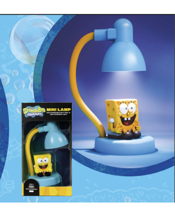 BOB L'EPONGE - Bob - Mini Lampe de Bureau Rechargeable - 15cm - vue principale