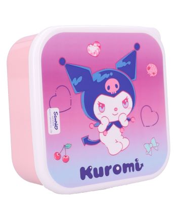 KUROMI - Fresh Bites - Boîtes à Snack 3en1 - vue de profil