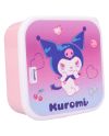 KUROMI - Fresh Bites - Boîtes à Snack 3en1 - vue de profil