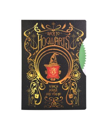 HARRY POTTER - Emblème de Poudlard - Notebook A5 Spinner - vue principale