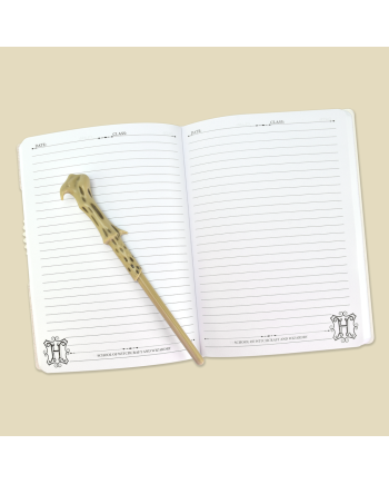 HARRY POTTER - Emblème de Poudlard - Notebook A5 Spinner - vue de profil