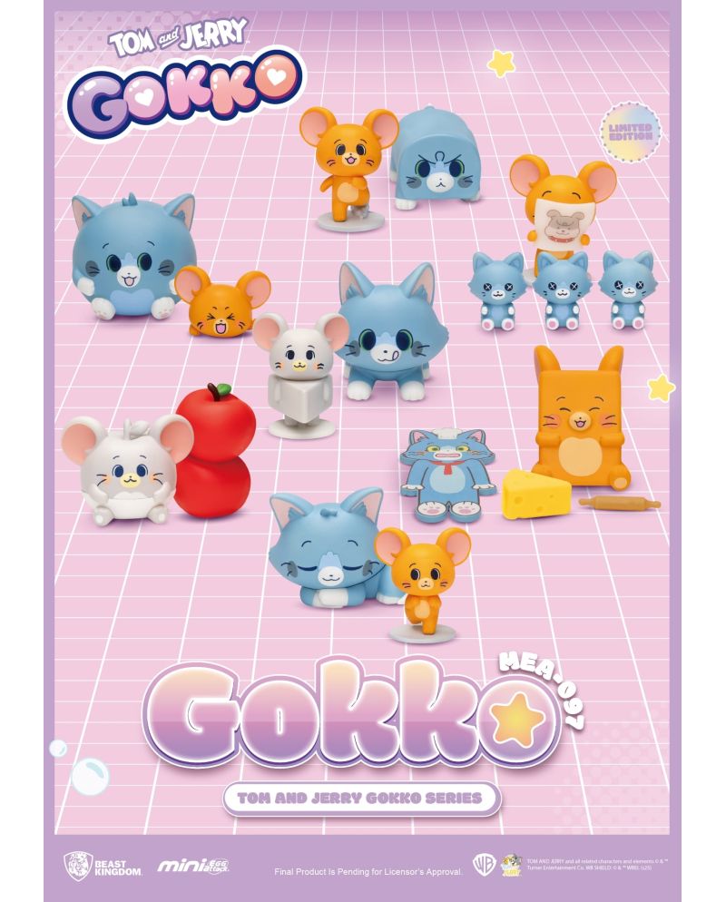 TOM & JERRY - Gokko series - Set 6 Figurine Blind Box 5cm - vue principale
