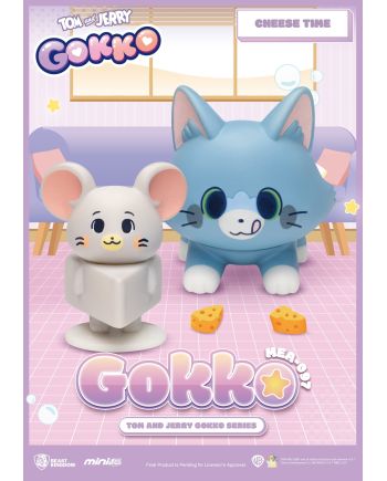 TOM & JERRY - Gokko series - Set 6 Figurine Blind Box 5cm - vue de profil