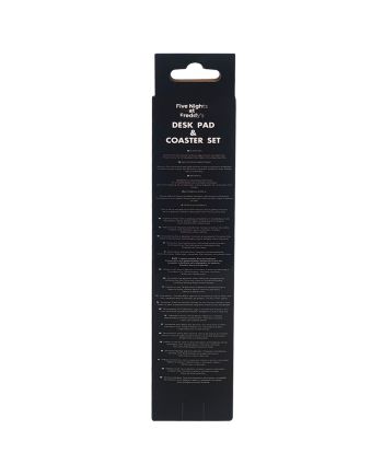FIVE NIGHTS AT FREDDY'S - Tapis de Bureau XL + 1 Sous-Verre - vue de dos