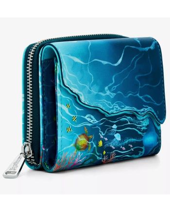 DISNEY - Vaiana "Water flow" - Portefeuille LoungeFly 'Exclusive' - vue de face