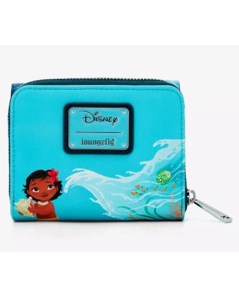 DISNEY - Vaiana "Water flow" - Portefeuille LoungeFly 'Exclusive' - vue de profil