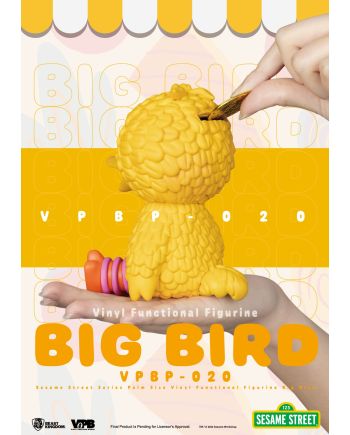 SESAME STREET - Big Bird - Tirelire Palm Size 12.7cm - vue de dos