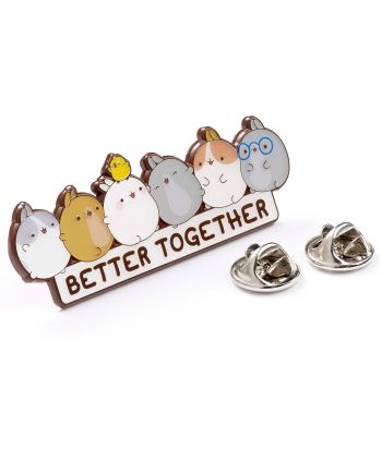 MOLANG - Together - Pin's - vue de face