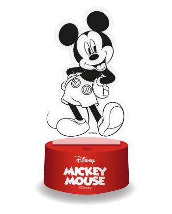 MICKEY - Lampe 3D RGB avec Télécommande - vue de face