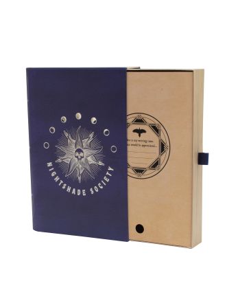 MERCREDI - Nightshade Society - Coffret de Papeterie - vue de profil