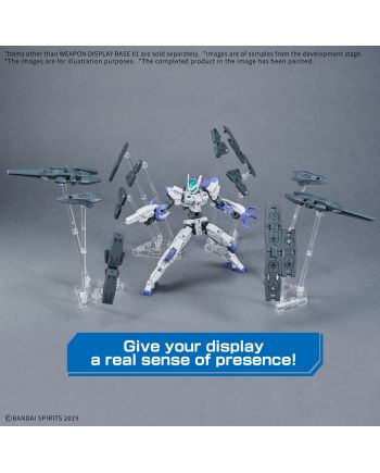 GUNDAM - Weapon Display Base 01 - Model Kit - vue de face