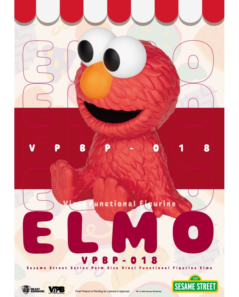 SESAME STREET - Elmo - Tirelire Palm Size 11.5cm - vue principale
