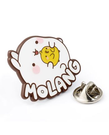 MOLANG & Piu Piu - Logo - Pin's - vue de face