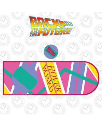 RETOUR VERS LE FUTURE - Hoverboard - Tapis de Bureau XL + 1 Sous-Verre - vue de face