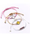 MOLANG & Piu Piu - Set de 3 Bracelets de l'Amitité - vue de profil