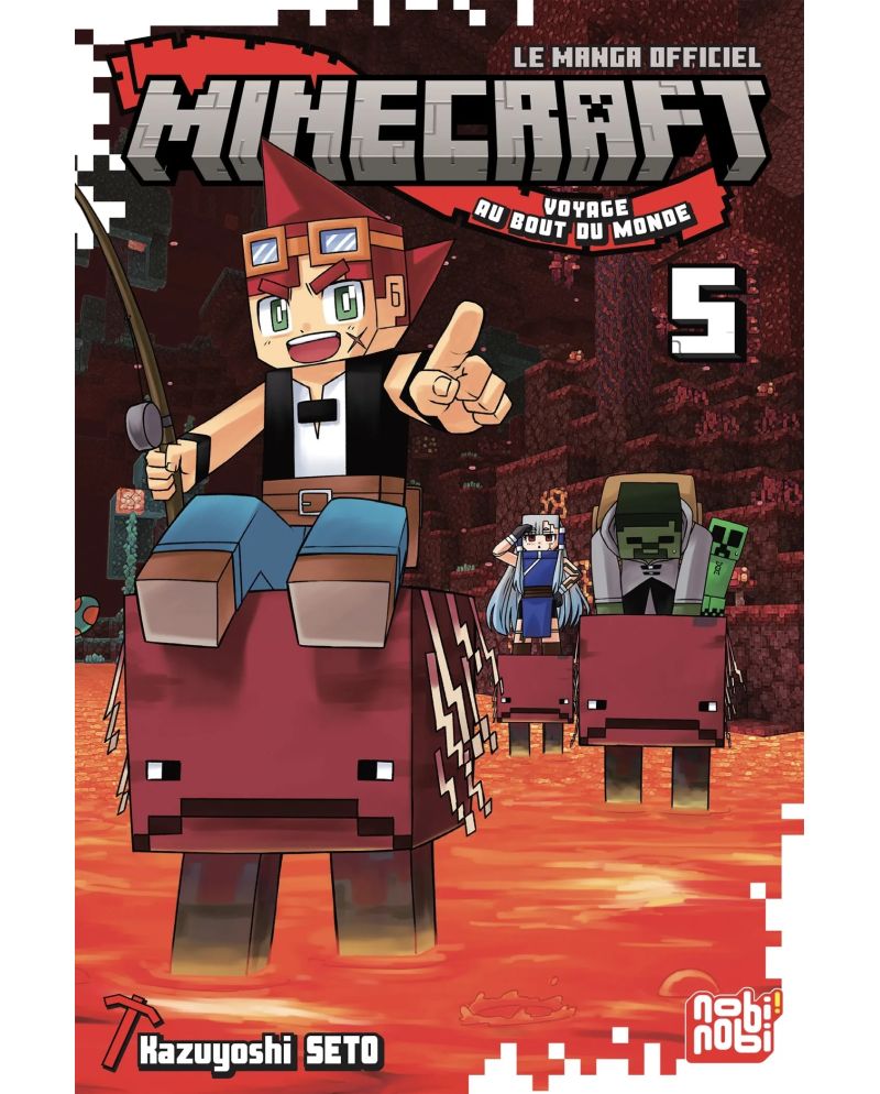 MINECRAFT - Le manga officiel - Voyage au bout du monde - Tome 5 - vue principale