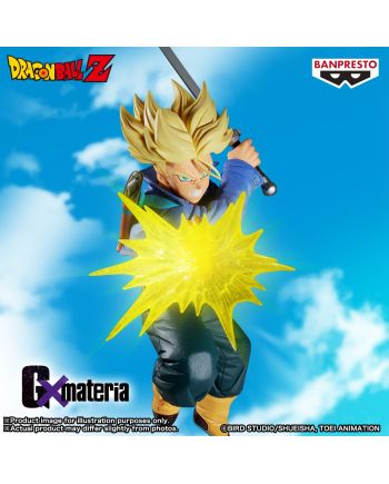 Figurine Trunks Super Saiyan GX Materia Dragon Ball Z Banpresto - vue de face