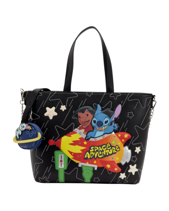 LILO & STITCH - Space Adventure - Tote Bag LoungeFly - vue principale