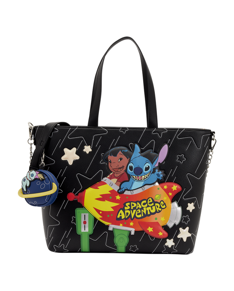 LILO & STITCH - Space Adventure - Tote Bag LoungeFly - vue principale