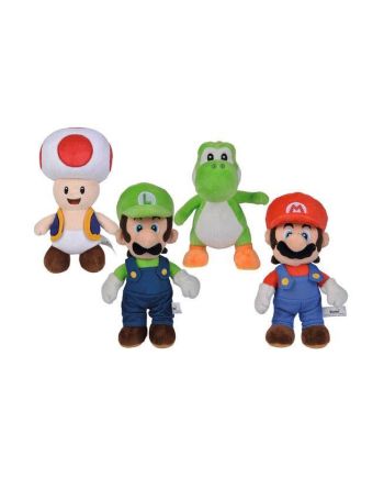 SUPER MARIO - Display de 12 Peluches 20cm - 4 Modèles - vue de face