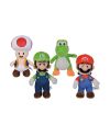 SUPER MARIO - Display de 12 Peluches 20cm - 4 Modèles - vue de face