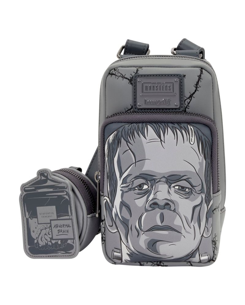 UNIVERSAL MONSTERS - Frankenstein - Sac Bandoulière LoungeFly - vue principale