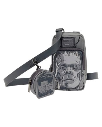UNIVERSAL MONSTERS - Frankenstein - Sac Bandoulière LoungeFly - vue de dos