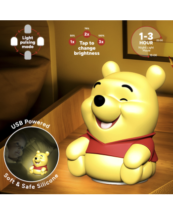 WINNIE L'OURSON - Lampe Décorative 'SquishyGlo' Rechargeable - vue principale