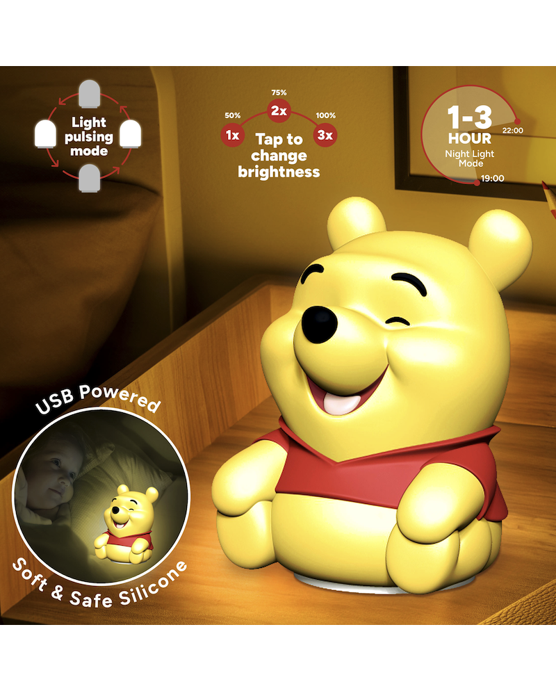 WINNIE L'OURSON - Lampe Décorative 'SquishyGlo' Rechargeable - vue principale