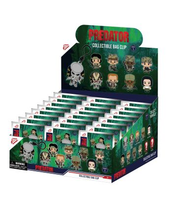 PREDATOR - Series 1 - 3D Foam Bag Clip (Display 24 Pcs) - vue principale