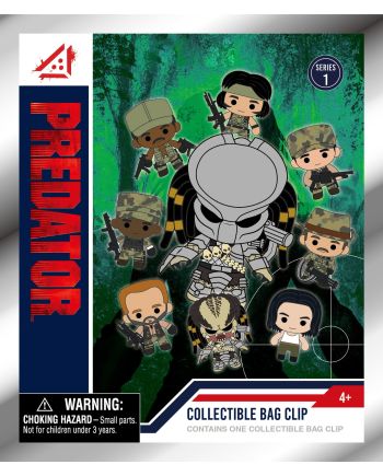 PREDATOR - Series 1 - 3D Foam Bag Clip (Display 24 Pcs) - vue de profil