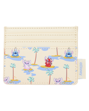 LILO & STITCH - Stitch, Angel & Leroy - Porte-carte Loungefly - vue de profil