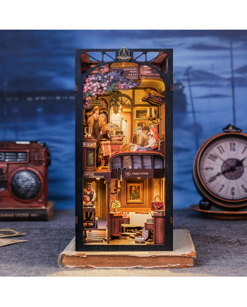 BOOK NOOK KIT - DIY - Le Train Mystère - 338pc + Eclairage LED - vue principale