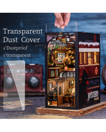 BOOK NOOK KIT - DIY - Le Train Mystère - 338pc + Eclairage LED - vue du packaging