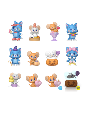 TOM & JERRY GOKKO - Mystery Minis (BOX 12 Figurines) - vue de face