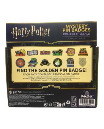 HARRY POTTER - Mystery Box de 12 Pin's - vue de dos