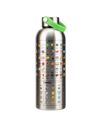 MINECRAFT - Symboles - Bouteille d'Eau en Métal avec Anse - 500ml - vue principale