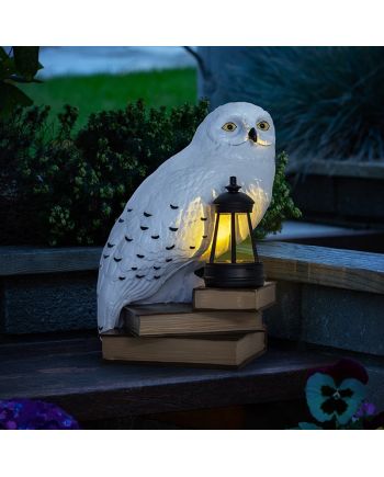 HARRY POTTER - Hedwige - Lampe Solaire Extérieure 'LunaGlo' 26.3cm - vue principale