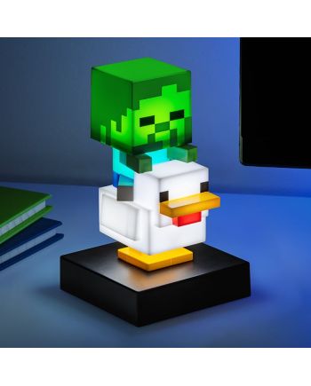 MINECRAFT - Poule Chevauchée - Lampe Icon 11cm - vue principale