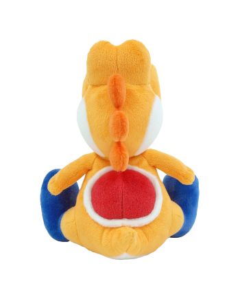 SUPER MARIO - Yoshi Orange - Peluche 20cm - vue de profil