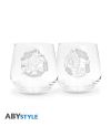 POKEMON - Magicarpe & Léviator - Set de 2 Verres 300ml - vue de face