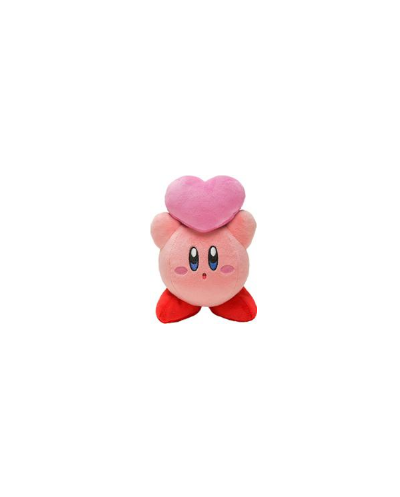 KIRBY - Kirby avec coeur - Peluche 16cm - vue principale