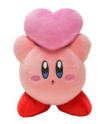 KIRBY - Kirby avec coeur - Peluche 16cm - vue principale